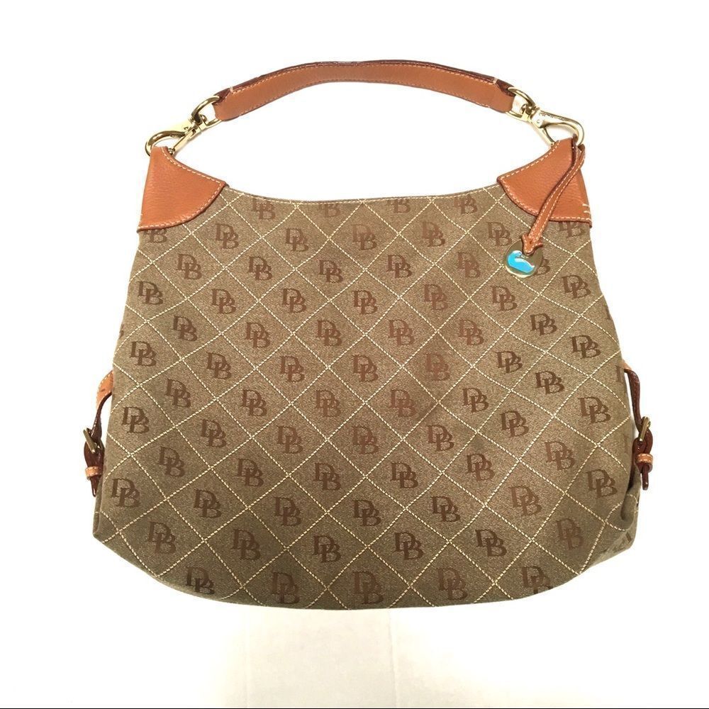Dooney & Bourke large signature shoulder sack‎